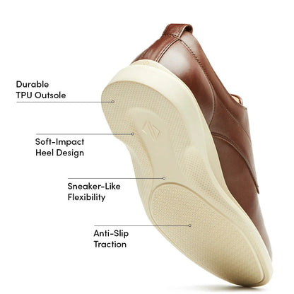 Amberjack The Original Chestnut Cream Two Tone Men's Men's Dress Shoes by Amberjack – Don't Panic Shoes