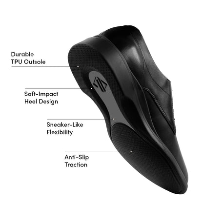 Amberjack The Original ClaSsic Shoes Men’s Obsidian Men's Dress Shoes by Amberjack – Don't Panic Shoes