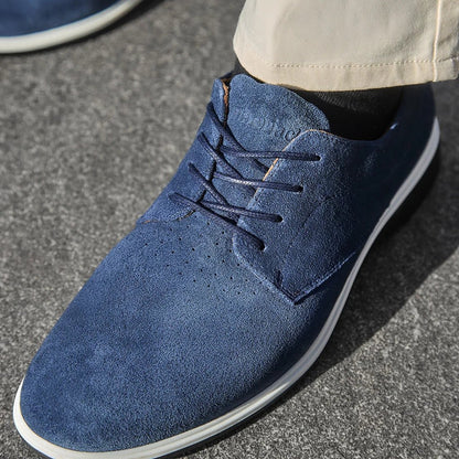 Amberjack The Original Men's Leather Cobalt Men's Dress Shoes by Amberjack – Don't Panic Shoes