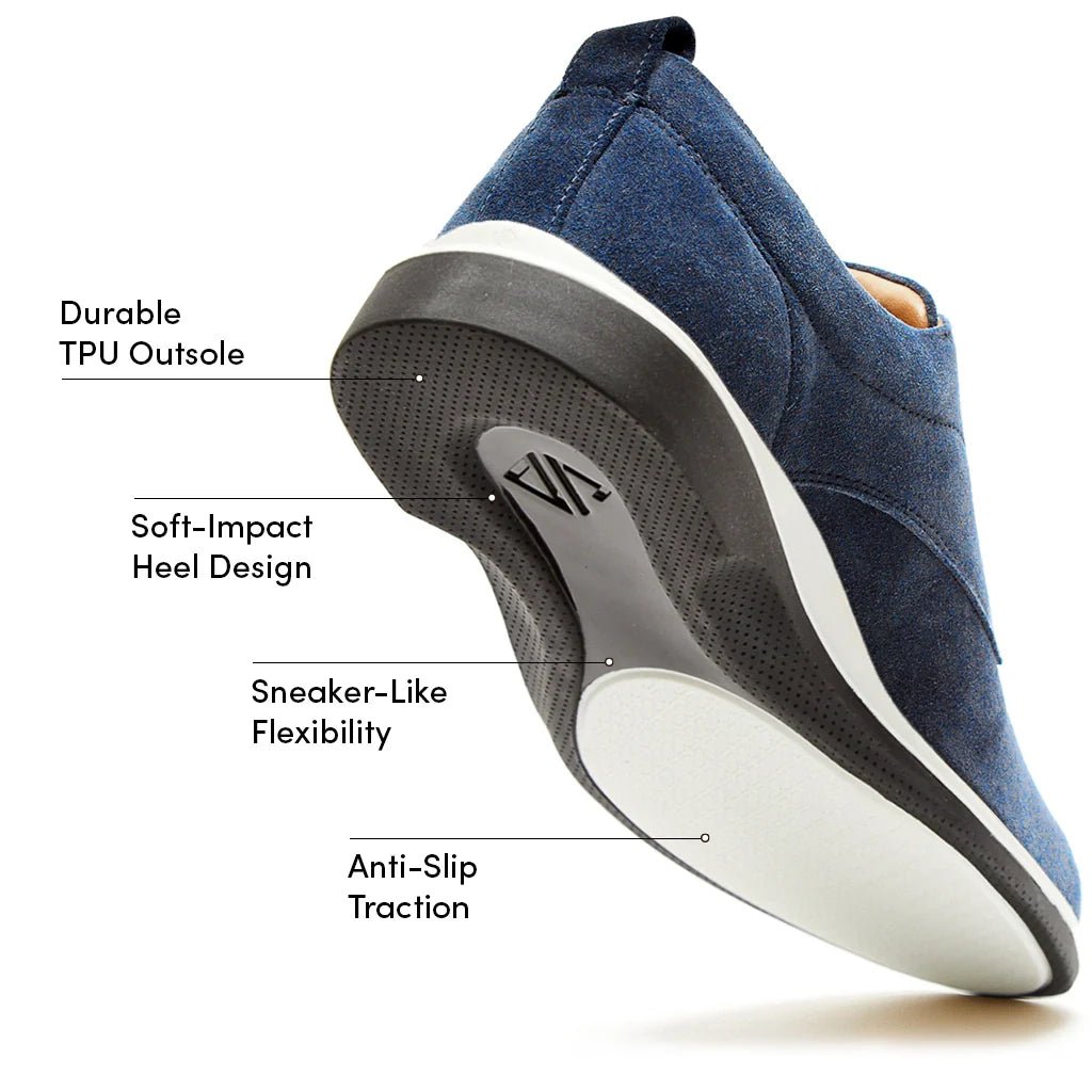 Amberjack The Original Men's Leather Cobalt Men's Dress Shoes by Amberjack – Don't Panic Shoes