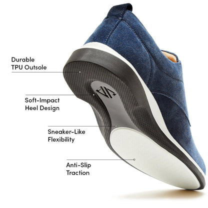 Amberjack The Original Men's Leather Cobalt Men's Dress Shoes by Amberjack – Don't Panic Shoes