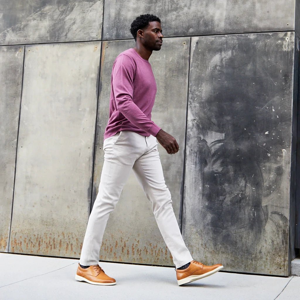 Amberjack The Original Men's Leather Shoes Honey And Cream Men's Dress Shoes by Amberjack – Don't Panic Shoes