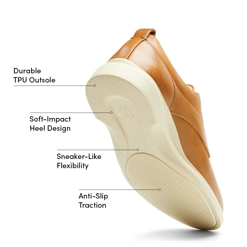 Amberjack The Original Men's Leather Shoes Honey And Cream Men's Dress Shoes by Amberjack – Don't Panic Shoes