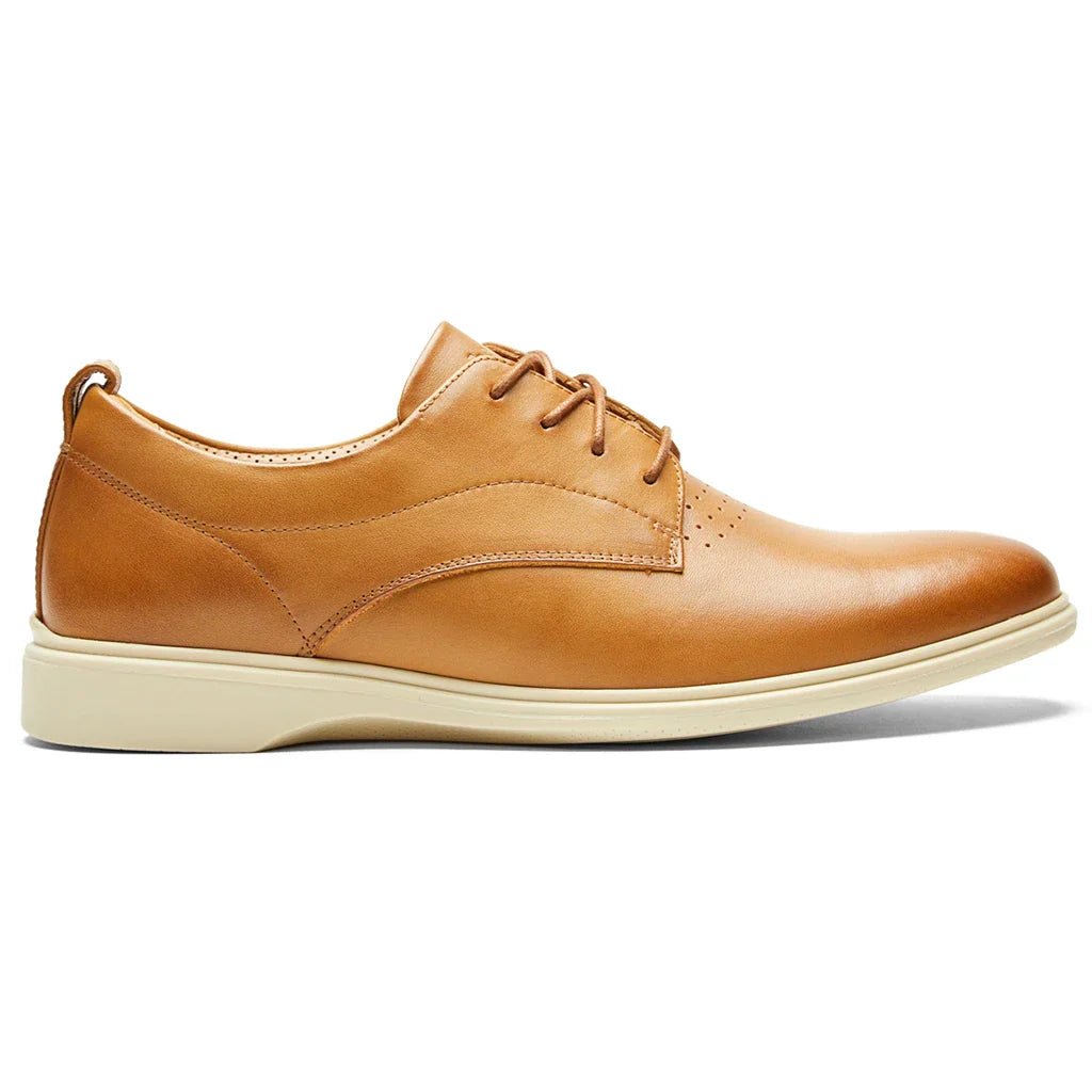 Amberjack The Original Men's Leather Shoes Honey And Cream Men's Dress Shoes by Amberjack – Don't Panic Shoes
