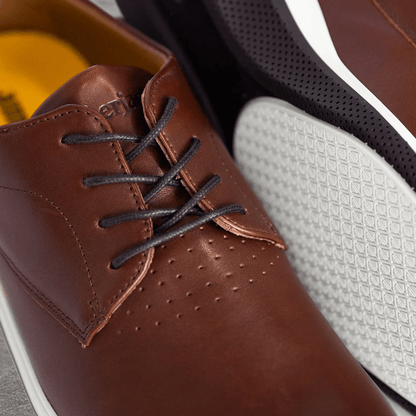 Amberjack The Original Men’S Vegan Leather Coffee Men's Dress Shoes by Amberjack – Don't Panic Shoes