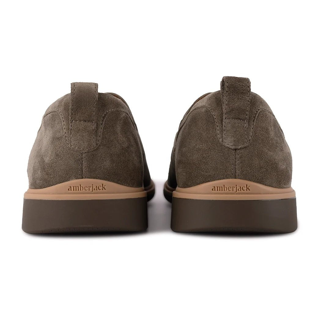 Amberjack The Slip - On Everyday Comfort Men’S Slate Men's Dress Shoes by Amberjack – Don't Panic Shoes