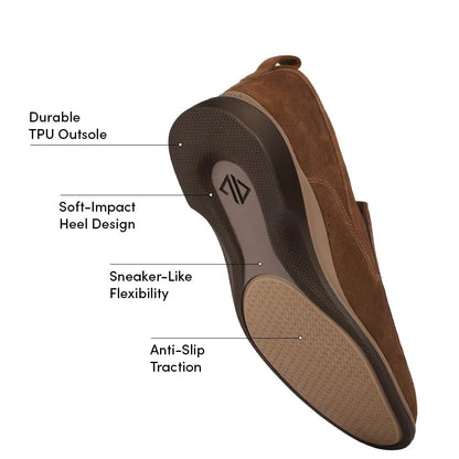 Amberjack The Slip - On Men's Grizzly Men's Dress Shoes by Amberjack – Don't Panic Shoes