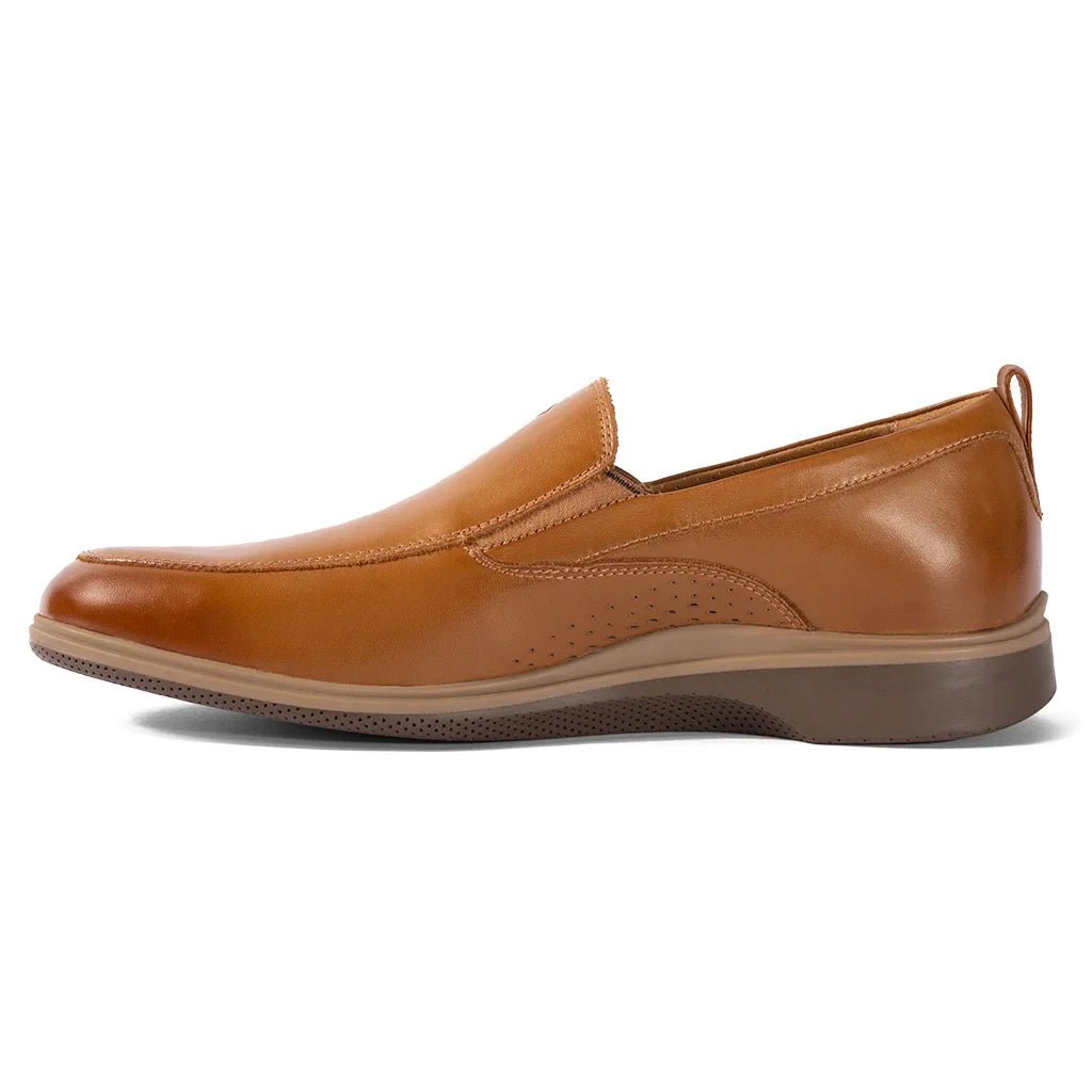 Amberjack The Slip - On Men's Honey Leather Casual Shoes Men's Dress Shoes by Amberjack – Don't Panic Shoes