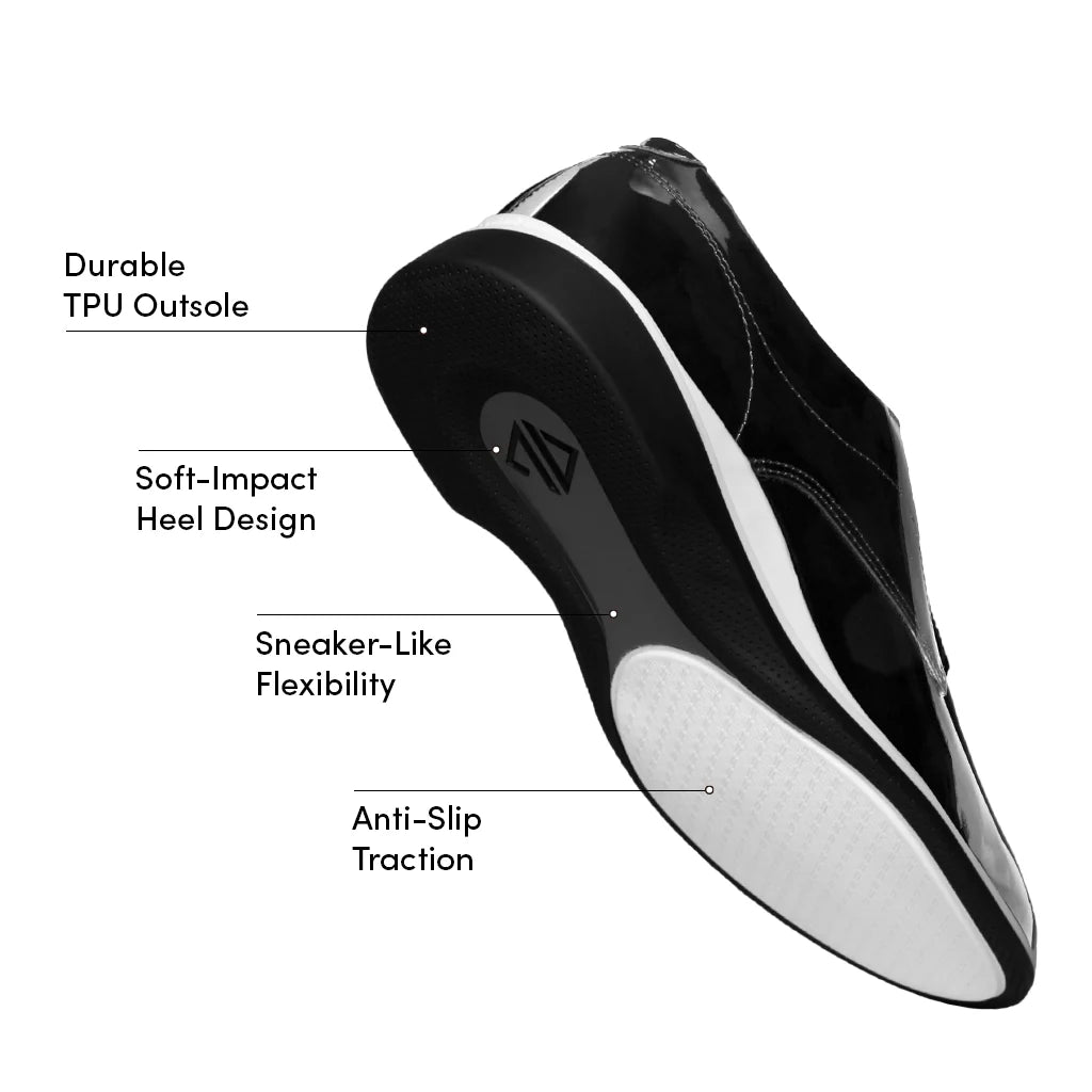 Amberjack The Tux Classic Collection Shoes Men's Onyx Men's Tuxedo Shoes by Amberjack – Don't Panic Shoes