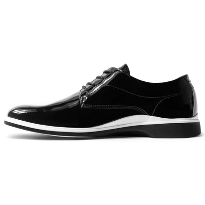Amberjack The Tux Classic Collection Shoes Men's Onyx Men's Tuxedo Shoes by Amberjack – Don't Panic Shoes