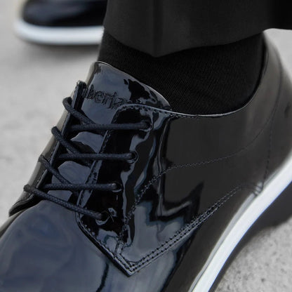 Amberjack The Tux Classic Collection Shoes Men's Onyx Men's Tuxedo Shoes by Amberjack – Don't Panic Shoes