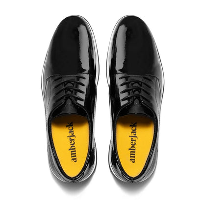 Amberjack The Tux Classic Collection Shoes Men's Onyx Men's Tuxedo Shoes by Amberjack – Don't Panic Shoes