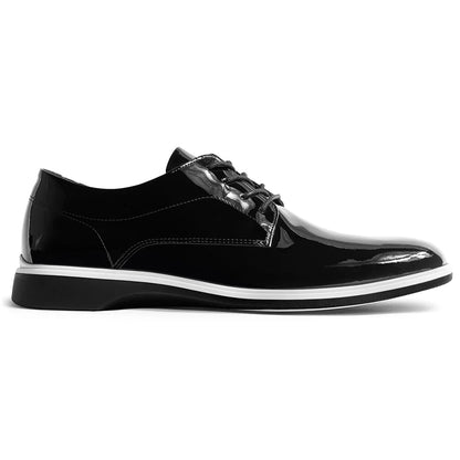 Amberjack The Tux Classic Collection Shoes Men's Onyx Men's Tuxedo Shoes by Amberjack – Don't Panic Shoes