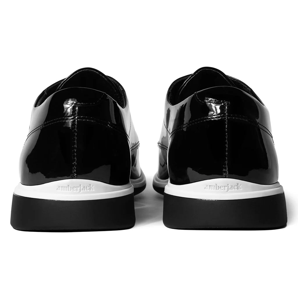 Amberjack The Tux Classic Collection Shoes Men's Onyx Men's Tuxedo Shoes by Amberjack – Don't Panic Shoes