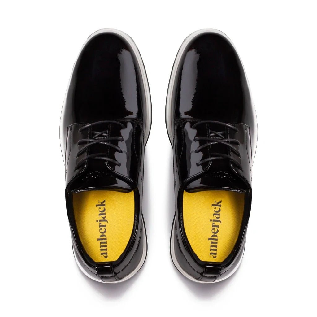 Amberjack The Tux Men's Onyx Men's Tuxedo Shoes by Amberjack – Don't Panic Shoes