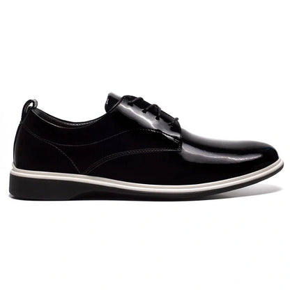 Amberjack The Tux Men's Onyx Men's Tuxedo Shoes by Amberjack – Don't Panic Shoes