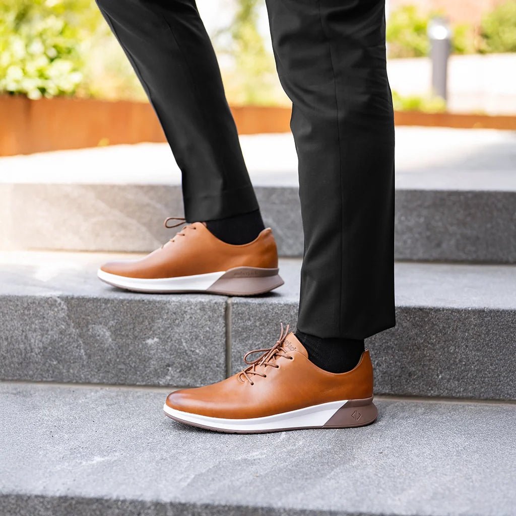 Amberjack Whole Cut Hybrid Classic Shoes Men's Honey Men's Dress Shoes by Amberjack – Don't Panic Shoes