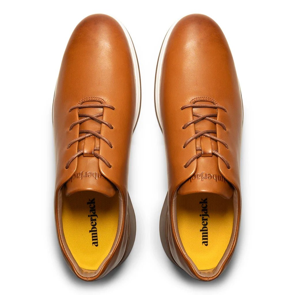 Amberjack Whole Cut Hybrid Classic Shoes Men's Honey Men's Dress Shoes by Amberjack – Don't Panic Shoes
