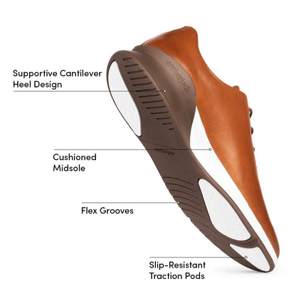 Amberjack Whole Cut Hybrid Classic Shoes Men's Honey Men's Dress Shoes by Amberjack – Don't Panic Shoes