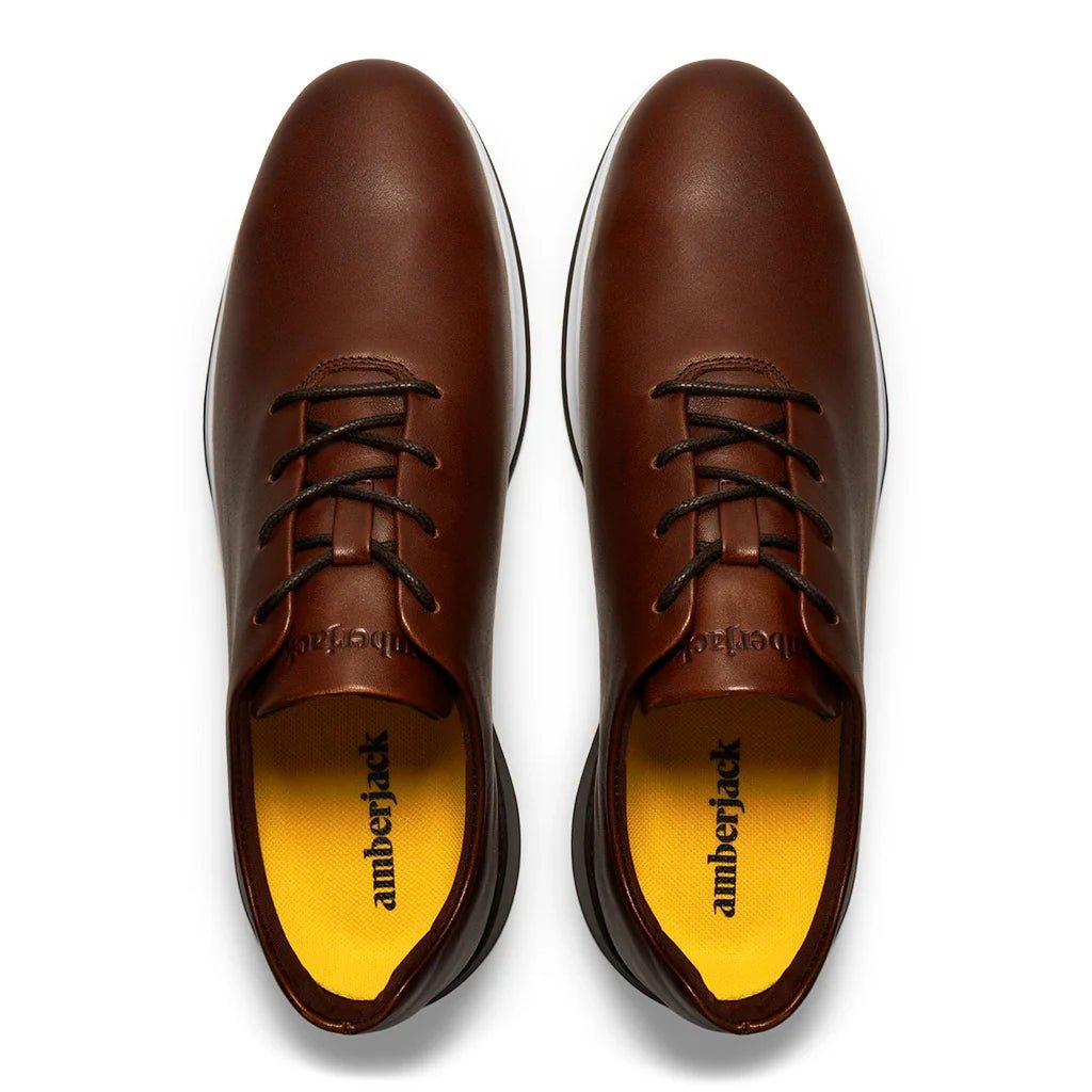 Amberjack Whole Cut Hybrid Footwear Men's Chestnut Men's Dress Shoes by Amberjack – Don't Panic Shoes