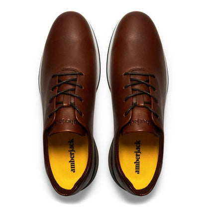 Amberjack Whole Cut Hybrid Footwear Men's Chestnut Men's Dress Shoes by Amberjack – Don't Panic Shoes