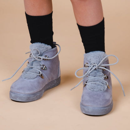 Amy Kids Handcrafted Grey Boot Non Slip Rubber Sole Keep Little Feet Dry And Stylish From School Seasonal Core Fw by Childrenchic – Don't Panic Shoes