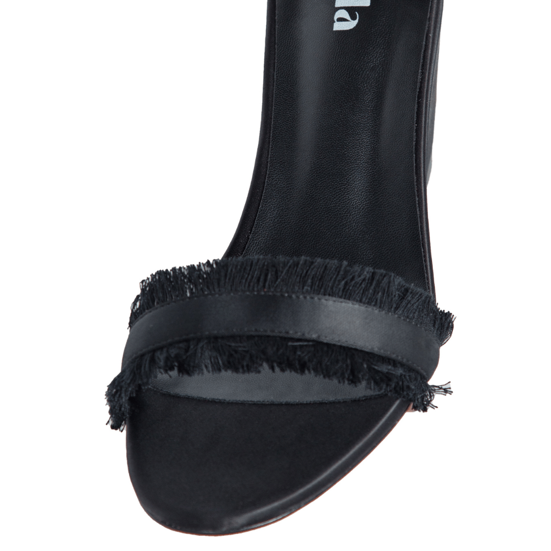 Angela Wedges Black Shoes by Vaila Shoes – Don't Panic Shoes