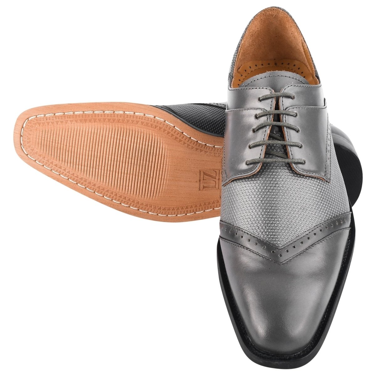Anthony Genuine Leather Oxford Style Tread Design Dress Shoes Shoes by Libertyzeno – Don't Panic Shoes