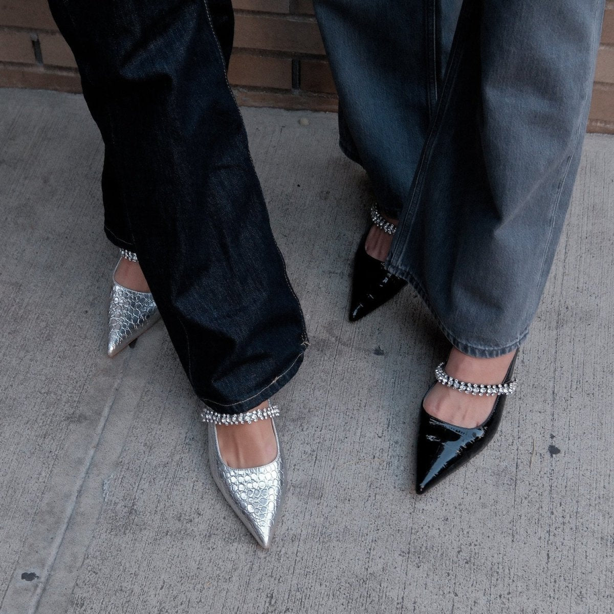 Antonella Embossed Leather Pump Women's Shoes by Allegra James – Don't Panic Shoes