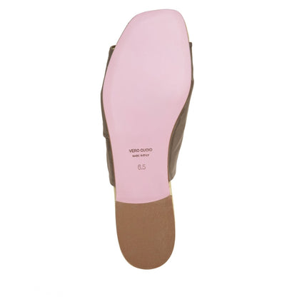 April Stretch Satin Flat Sandal Leather Insole Outsole Sandals by Beautiisoles – Don't Panic Shoes