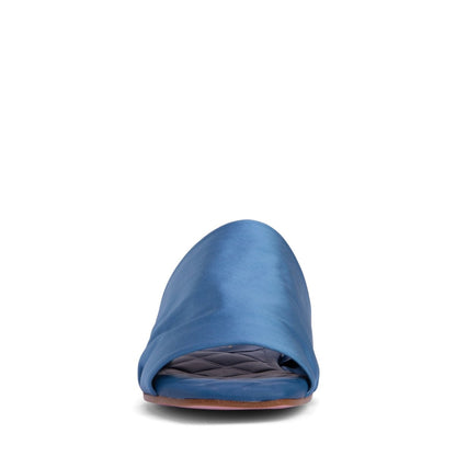 April Stretch Satin Flat Sandal Padded Leather Insole Sandals by Beautiisoles – Don't Panic Shoes