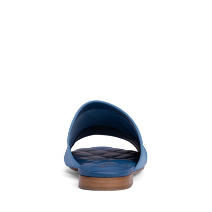 April Stretch Satin Flat Sandal Padded Leather Insole Sandals by Beautiisoles – Don't Panic Shoes