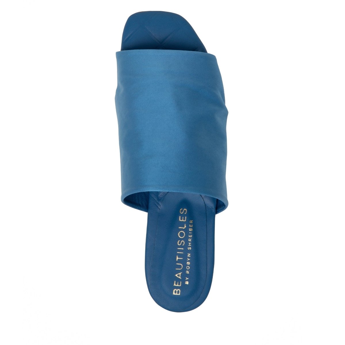 April Stretch Satin Flat Sandal Padded Leather Insole Sandals by Beautiisoles – Don't Panic Shoes