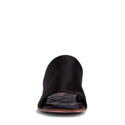 April Stretch Satin Women’S Leather Lined Flat Sandal Sandals by Beautiisoles – Don't Panic Shoes