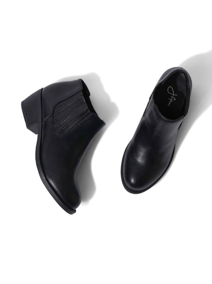 Arlo | Black Booties by J.Adams – Don't Panic Shoes