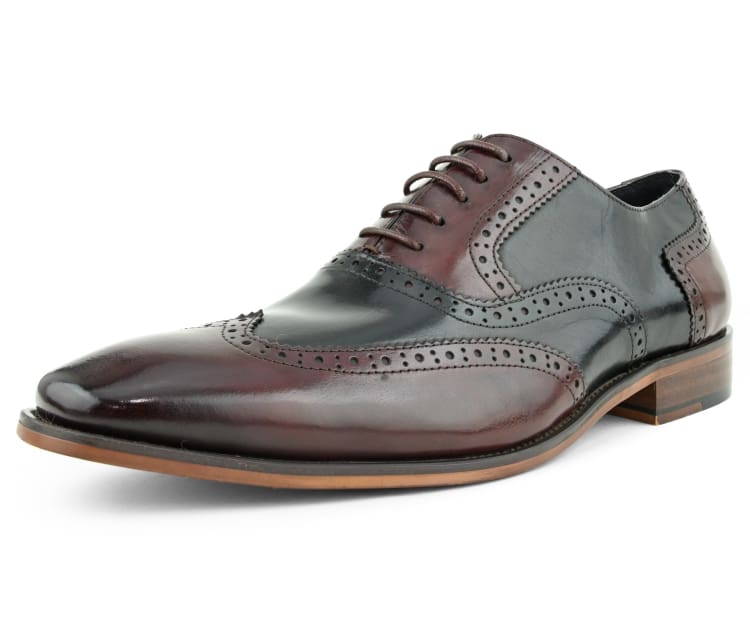 ASher Green Ag100 Burgundy Men’s Dress Shoes Genuine Leather Oxfords by Asher Green – Don't Panic Shoes