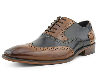 ASher Green Ag100 Tan Men’s Genuine Leather Dress Shoes Oxfords by Asher Green – Don't Panic Shoes