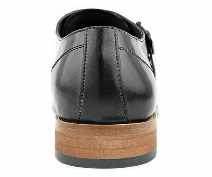 ASher Green Ag1101 Men’s Black Calf Leather Monkstrap Shoes Monk Straps by Asher Green – Don't Panic Shoes