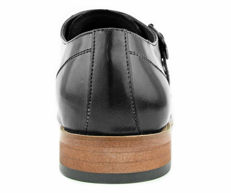 ASher Green Ag1101 Men’s Black Calf Leather Monkstrap Shoes Monk Straps by Asher Green – Don't Panic Shoes