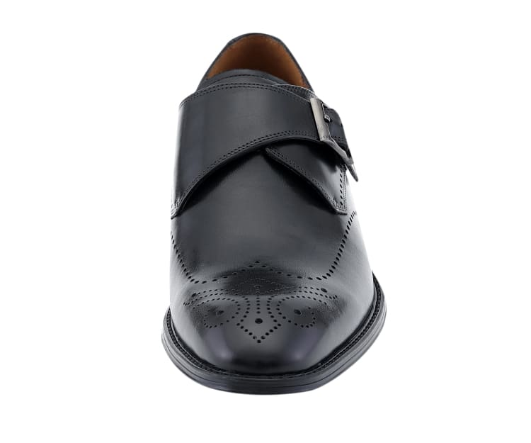 Asher Green Ag1274 Black Monk Straps by Asher Green – Don't Panic Shoes