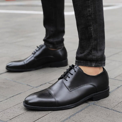 ASher Green Ag1468 Men’s Black Genuine Leather Dress Shoes Oxfords by Asher Green – Don't Panic Shoes