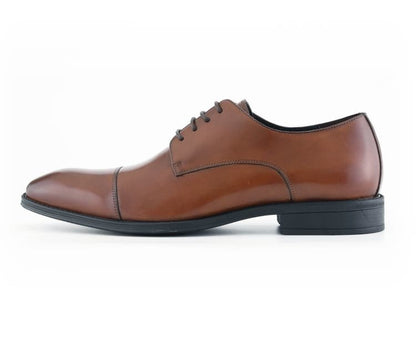 ASher Green Ag1468 Tan Men’s Leather Dress Shoes Oxfords by Asher Green – Don't Panic Shoes