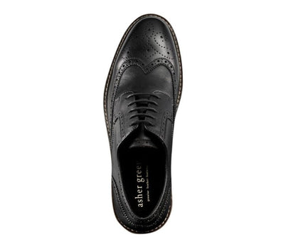 ASher Green Ag1784 Men’s Wingtip Black Genuine Leather Shoes Oxfords by Asher Green – Don't Panic Shoes