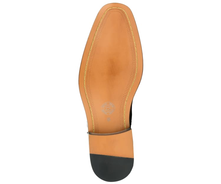 Asher Green Ag2632 Black Men's Wingtip Leather Boots Boots by Asher Green – Don't Panic Shoes