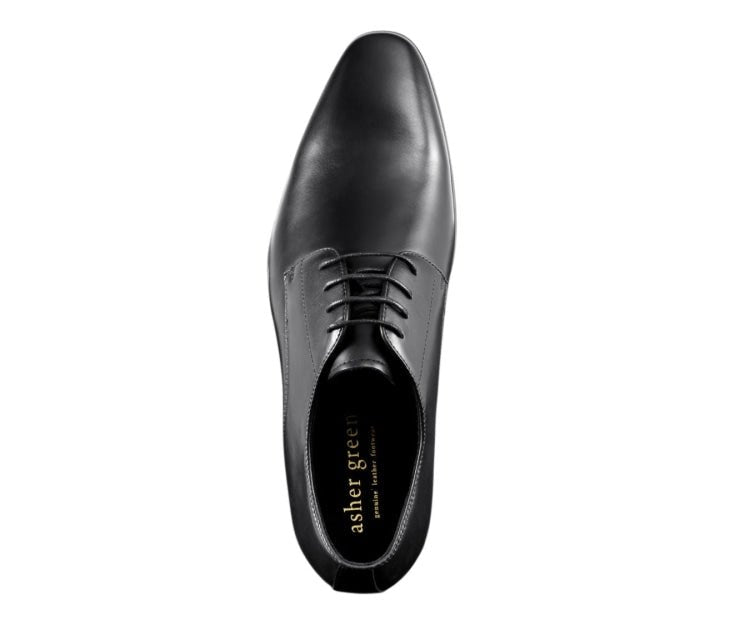 ASher Green Ag610 Black Men’s Genuine Leather Dress Shoes Oxfords by Asher Green – Don't Panic Shoes