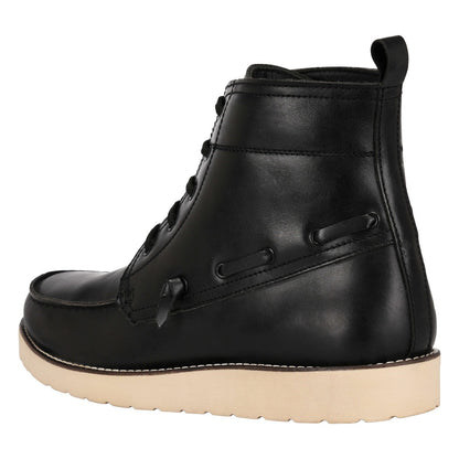 Auda Leather Lace - Up Boots Boots by Libertyzeno – Don't Panic Shoes