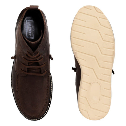 Auda Leather Lace - Up Boots Boots by Libertyzeno – Don't Panic Shoes