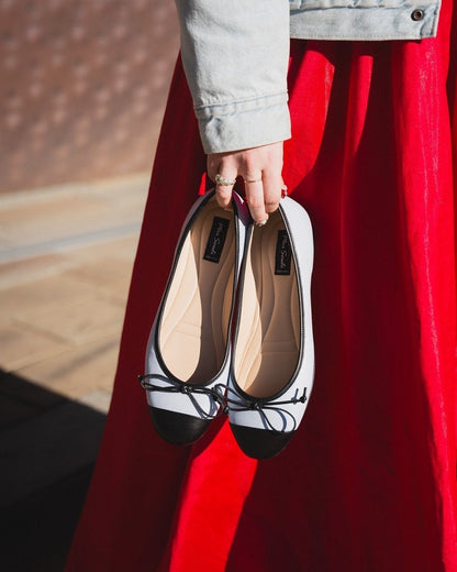 Avely Celeste Women's Calf Leather Nero Ballet Flat Ballet Flats by Mar Soreli – Don't Panic Shoes