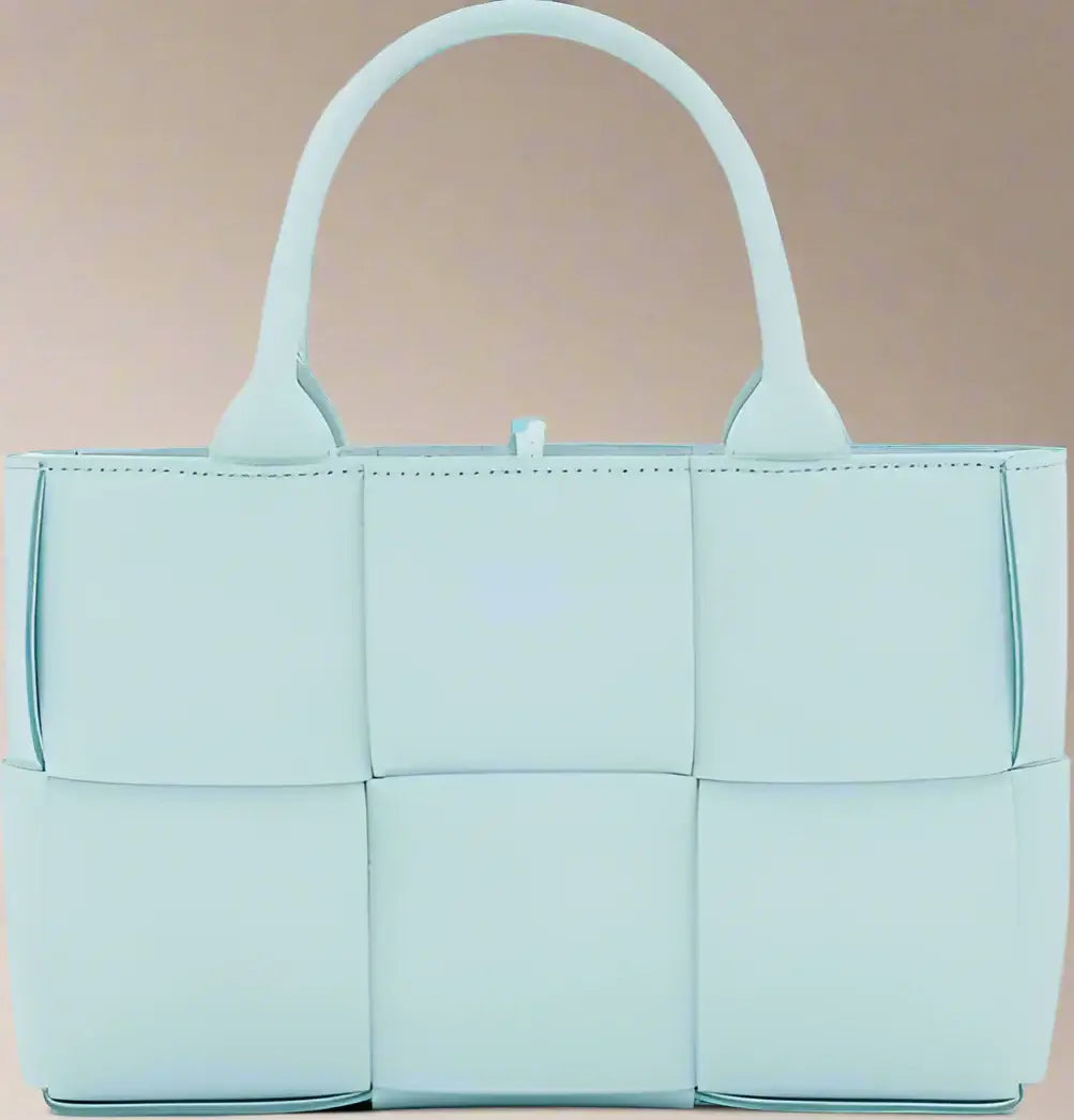 BOTTEGA VENETA women's blue Arco Mini Tote bag