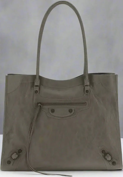 BALENCIAGA Grey Le City Tote Bag – Modern Luxury Tote
